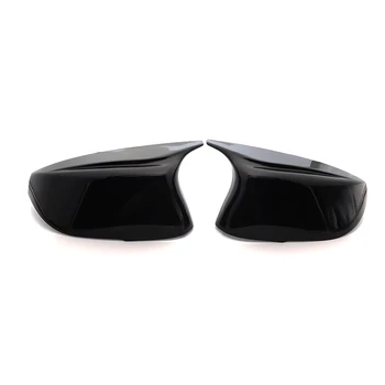 Infiniti ıçin yedek Boyalı Boynuz styling Q50 Q60 Q70 SQ50 XQ30-2020 Dikiz Aynası kapağı caps Parlak Siyah