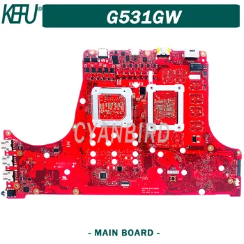 G531GW orijinal anakart ASUS için uygundur ROG G531GU G531GT G531GV G731GV dizüstü anakart I5-9300H GTX1660TI-6G