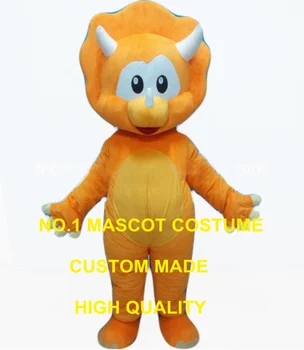 Küçük dino ejderha maskot kostüm fabrika toptan yeni özel karikatür turuncu dinozor tema anime cosplay kostümleri 2865