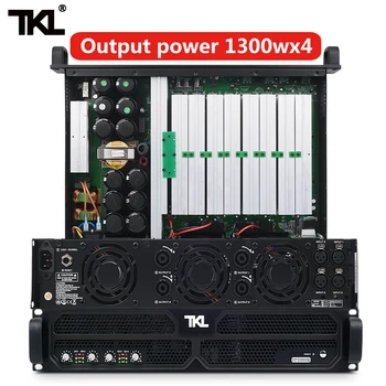 TKL PH4 profesyonel güç amplifikatörü 4 Kanal 4 * 1300 w DJ amplifikatör subwoofer ses sistemi ses sahne