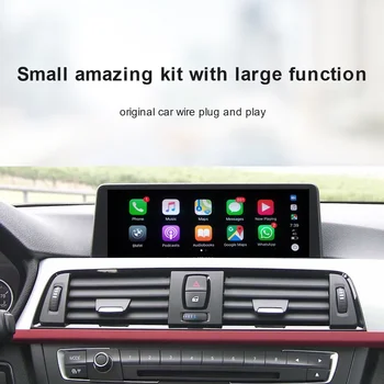BMW 3 4 Serisi için kablosuz CarPlay F30 F31 F32 F33 F34 F35 F36 2012-2020, Android Ayna Bağlantı AirPlay Araba Oyun Fonksiyonu ile