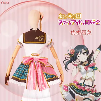Anime Aşk Canlı! Nijigasaki Lisesi Idol Kulübü Yuki Setsuna Cosplay Kostüm Sadece Inanıyorum Üniforma Aktivite Rol Oynamak Giyim