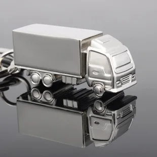 Kamyon anahtarlık Metal Katı Kişilik Van Araba Anahtarlık İle Büyük Kamyon Kişiselleştirilmiş Anahtarlık Hatıra Hediyeler İçin lin2246