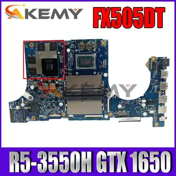 Akemy Anakartlar FX505DT Laptop anakart ASUS için FX505DT FX95DT FX95D orijinal anakart GTX 1650 / V4GAMD Ryzen R5-3550H