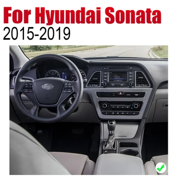 Otomobil radyosu 2 Din Android Araba DVD Oynatıcı Hyundai Sonata Için LF 2016 2017 2018 2019 HD GPS Navigasyon BT Wıfı Harita Multimedya