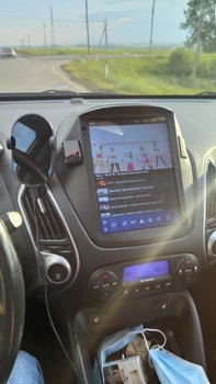 PX6 Android 9.0 4+128G Tesla Tarzı Araba Radyo Hyundai ıx35 2009-2013 GPS Navigasyon Otomatik Stereo Recoder Kafa Ünitesi DSP Carplay