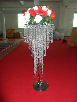 Kristal Düğün Centerpiece / Masa Centerpiece 80 cm Boyunda * 35 cm Çapı 5-Tier Düğün Dekor çiçek standı