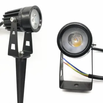 Su geçirmez IP68 LED çim lambası DC12V AC85-265V 3 W LED yeraltı ışık LED bahçe spot başak peyzaj dış aydınlatma