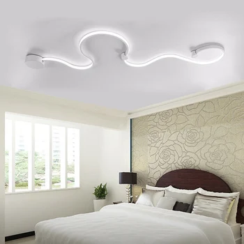 Akrilik modern Led duvar aplik ışıkları oturma odası yatak odası için kare kapalı duvar lambası duvar aydınlatma yatak odası lambası yatak odası yemek