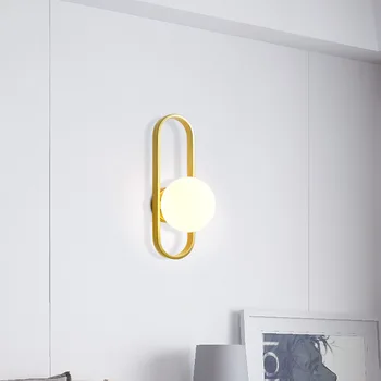 Iskandinav duvar lambası yatak odası başucu lambası led yaratıcı kişilik lamba yatak odası odası minimalist lamba