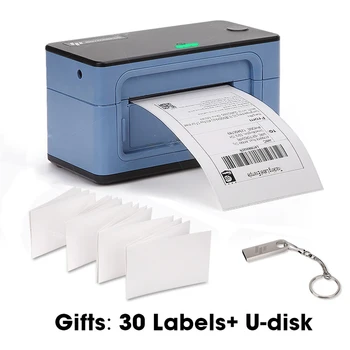 Termal Etiket 4x6 İnç Barkod Yazıcı Canva Etiket Makinesi Shopify eBay İçin Nakliye Etiket Baskı Makinesi