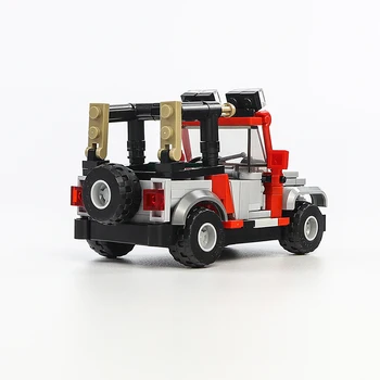 Yüksek teknoloji Jurassic Park Tur Araç MOC-25912 Off-Road Araba MOC-48461 Personel Jeep Dıy Yapı Taşları Tuğla Oyuncaklar Hediyeler