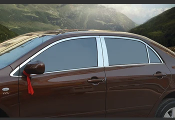 Paslanmaz çelik araba pencere düzeltir toyota corolla 2006 2007 2008 2009 2010 2011 2012 uluslararası sürüm Auris