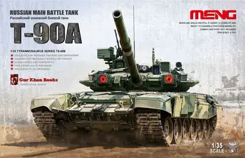 Meng TS-006 1/35 Rus Ana Muharebe Tankı T-90A MBT Ekran çocuk oyuncağı Plastik Montaj Yapı model seti