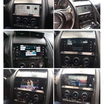 Jaguar için F-Tipi Ftype SVR X152 2013-2018 Android 10 Araba Stereo Araba Radyo ile Ekran Araba GPS Navigasyon Multimedya Kafa Ünitesi