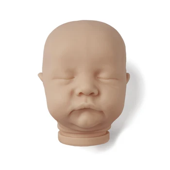 Dıy Kiti 20 İnç Kapalı Gözler Yeniden Doğuş Bebek Dıy Kiti Simülasyon Bebek Oyuncak (Vücut Bez + bacaklarda + kafa)