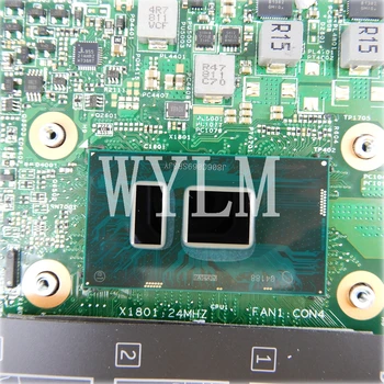 15296-1 CN - 0YKP87 / CN YKP87 Laptop anakart İçin DELL Insprion 13 5368 5568 i5-6200 CPU Dizüstü Anakart DDR4 100 % Test