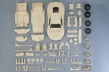 1/24 Yüksek dereceli Reçine Modeli Montaj Araba Modeli Hobbydesign HD03-0571 LBWK Aventador 2.0 Körfez Detay Kiti (Reçine + PE + Çıkartmalar + Metal)