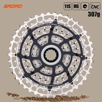 SROAD 11 s 11-42 T 11 hız MTB Bisiklet Kaset ÇELİK CNC Bisiklet Freeewheel uyar Shimano Süper Hafif CNC Yapımı 299g