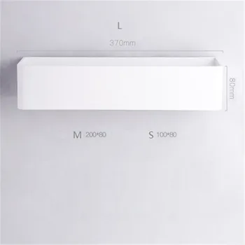 Yaratıcı Kare Modern LED Duvar aydınlatma armatürleri Yatak Odası Başucu Duvar Lambası Ev Dekor Beyaz Demir Duvar Aplikleri iç mekan aydınlatması