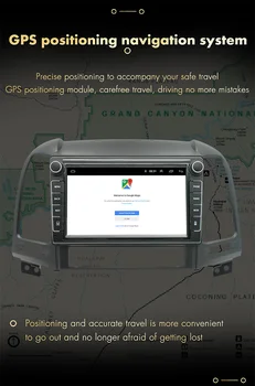 Hyundai Santa Fe 2 için 2006 2007 2008 2009 2010 2011 2012 Android DSP Araba Radyo Multimidia Video Oynatıcı Navigasyon GPS Kafa Ünitesi