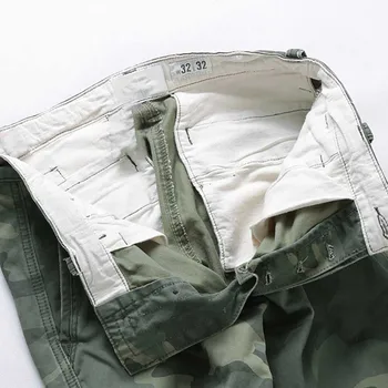 Askeri Kargo Pantolon Erkekler Rahat Harem Pantolon Düz Düzenli Slim Fit Pantolon Retro Kamuflaj Ordu Pantolon Streetwear Giyim