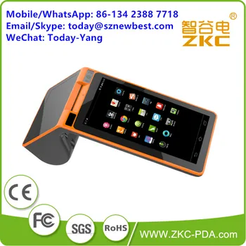 Yazıcı 3G Android POS ile NFC Kart Okuyucu Mobil POS Terminali