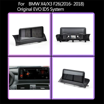 Fnavıly Android 10 Araba Radyo BMW X4 F26 X3 F25 EVO ID5 Multimedya Navigasyon Radyo Stereo Kablosuz CarPlay GPS wıfı 5G 10.25