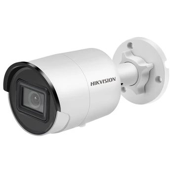 Hikvision Orijinal 8MP IP Kamera DS-2CD2086G2-IU 4 K HD AcuSense Bullet ağ kamerası PoE Gözetim Dahili Mikrofon güvenlik kamerası