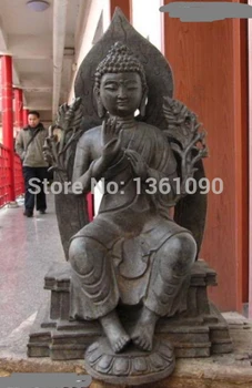Xd 00689 17 Tibet Budizm Tapınağı Bakır Bronz Sakyamuni Lotus Fener Buda Heykeli