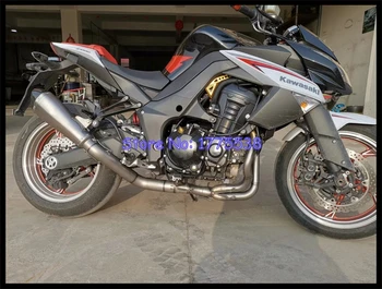 Titanyum Alaşım 2010-2021 Z1000 Motosiklet Egzoz Fulll Sistemi Header Tüp Ön Boru ıle Egzoz Rscape ıçin Z1000 10-21 Moto
