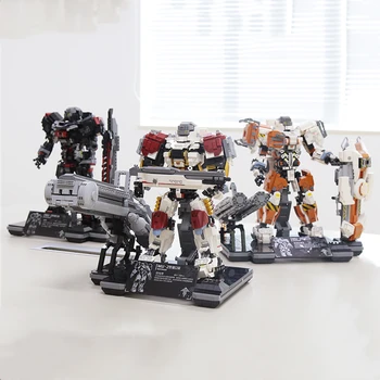 Decool 11001 11002 11003 MOC Robot Modeli El-Run Mech Gundam Montaj Yapı Taşı Tuğla Oyuncaklar Çocuk Noel Hediyeler Için
