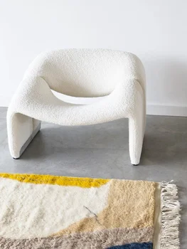 Silla de diseño Simple de estilo nórdico, muebles de lujo, Simple, creativo, para el hogar, sala de estar, sofá