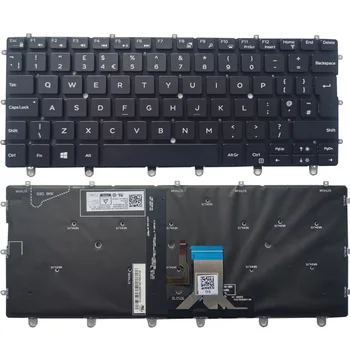 YENİ İNGILTERE Laptop dell için klavye 2in1 XPS 13 9365 P71G 0WPCF9 WPCF9 NSK-EG0BC arkadan aydınlatmalı