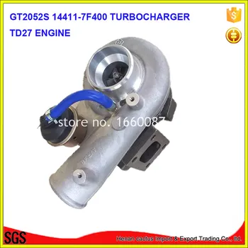 TB25 supercharger türbin 452162 452162-5001 S 452162-0001 14411-7F400 TD27TI turbo turbo Nııssan için ffor