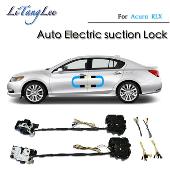 Acura RLX 2013~için Araba Yumuşak Yakın Kapı Mandalı Geçiş Kilidi Aktüatör Oto Elektrik Emme Emme Sessizlik Closer