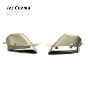 JZZ 1 set Orijinal Egzoz ipuçları Paslanmaz Çelik Susturucu İçin Araba A6L için 2016-2018