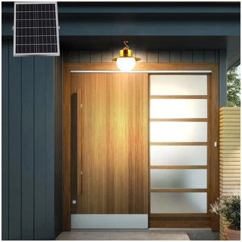 A2 LED GÜNEŞ panelı Ampul Fener ev bahçe aydınlatması Büyük Pil Kablosuz Güneş Ampul Kapalı Açık Su Geçirmez Yard