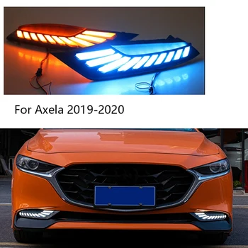 Araba LED Gündüz çalışan ışık Sis Lambası Dönüş sinyal ışığı Mazda 3 Axela 2019 2020 Aksesuarları