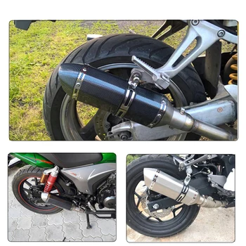 Yoshimura için susturucu evrensel motosiklet Motobike egzoz borusu 38-51mm ıçin zx10r xmax 125 nvx155 cb400x bws125 z750 r6 fz6