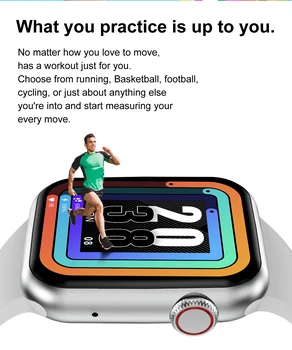 2021 Smartwatch Kablosuz Şarj akıllı bluetooth saat Çağrı Erkek Kadın Spor Bilezik PK Hw16 W46 Serisi 6 7 Apple Android İçin