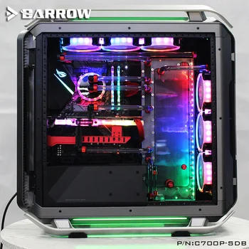 Barrow C700P-SDB, Suyolu Panoları İçin CoolerMaster C700P Durumda, Intel CPU İçin Su Bloğu ve Tek / Çift GPU / Pompalar Yapı
