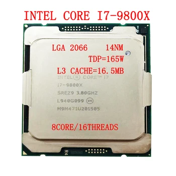 Intel Core i7-9800X X serisi İşlemci 16.5 M Önbellek, 3.80 GHz TDP 165 W LGA2066 Sekiz Çekirdekli Onaltı Konuları i7 9800X Masaüstü CPU