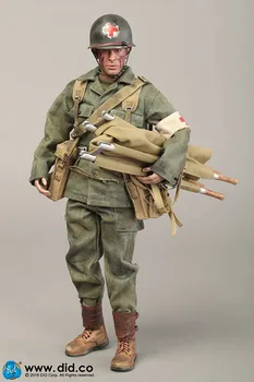 YAPTIM A80126 1/6 İKINCI dünya savaşı ABD Ordusu 77th Piyade Tümeni Savaş Medic Asker Action Figure Modeli Tam Set Oyuncaklar Koleksiyonu için