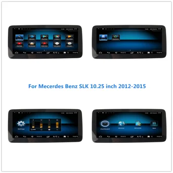 Mecerdes için Benz SLK 10.25 inç 12-15 Android 10 Araba Stereo Radyo ile Ekran Radyo Çalar Araba GPS Navigasyon Kafa Ünitesi Carplay