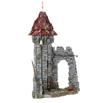 Yaratıcı Uzman Oyunu demon'un Ruhlar Serisi MOC Kale Kale Oyun Dark Souls Smithy Mağazaları oyuncak inşaat blokları