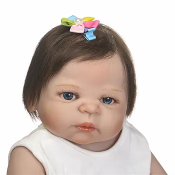 Bebes Reborn tam vinil silikon yeniden doğmuş bebek kız bebek 22 inç 55 cm çocuk bebek yeniden doğmuş oyuncak hediye yıkanmak bebe boneca rebon