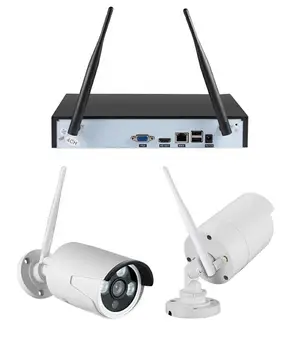 8CH CCTV Kamera Sistemi 3MP WiFi Nvr Kiti Kamera Kablosuz WiFi Ip Kamera Nvr Kiti