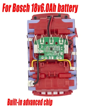 Bosch Profesyonel Güç Araçları için 18 V 6000 mAh Şarj edilebilir Pil Uyumlu BAT609G BAT610G BAT618G BAT619G + 3A Şarj