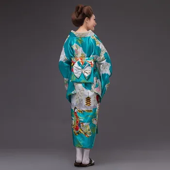 Antik Japon ve kadın Ulusal Kostüm Sahne Performansı Giyim Japon Mutfağı Fotoğraf Mezuniyet Sezon